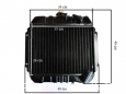 Radiator Mitsubishi D series