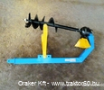 Post hole digger with 250mm auger diameter