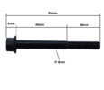Screw for Cylinderhead Kubota B, B1, XB series