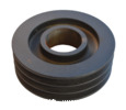 Driven wheel big 153mm for EF type flail mowers