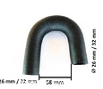 Radiator hose between water pump and engine Yanmar Type 1