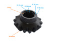 Front drive gear Yanmar YM1401 (14 spline)