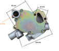 Water pump Yanmar EF series (3TNV76 engines)
