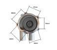 Water pump Yanmar YM2200, YM2700 (2TR22, 2TR27 engines)