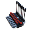Hydraulic control valve 7 handles + floating position