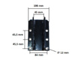 Top link bracket Kubota B -  Type 2