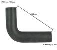 Upper radiator hose Kubota B7000/B7001