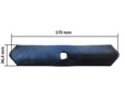 Spear for spring tine 175mm curved