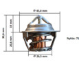 Thermostat Hinomoto CX, NX, NZ series Type 1