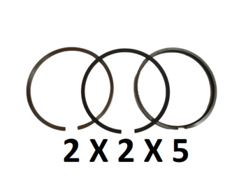 Piston ring set Kubota GL, KL, KT, L1, T series ⌀87mm (D1462, D1462-DI, D1703, D1703-DI, V2203, V2203-DI, V2403, V2403-DI engines)