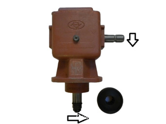Gearbox (50HP, ratio 1:1.62)