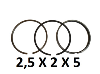 Gyűrűgarnitúra Kubota GL, KL, KT, L1, T széria ⌀87,5mm (D1462, D1462-DI, D1703, D1703-DI, V2203, V2203-DI, V2403, V2403-DI motorkód)