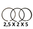 Piston ring set Kubota GL, KL, KT, L1, T series ⌀87,5mm (D1462, D1462-DI, D1703, D1703-DI, V2203, V2203-DI, V2403, V2403-DI engines)