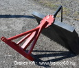Vonólap 125cm-es Fém vágóéllel