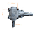 Gearbox for spreaders