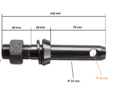 Lower link pin (22mm-Type 1)