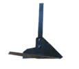 Goose foot lateral hoe with handle (right) 