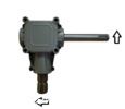 Gearbox (15HP, Ratio 1:1) - with key shaft