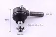 Tie rod end Kubota B series - Right