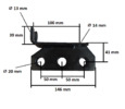 Top link bracket Kubota B Type 1