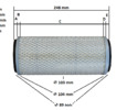 Air filter Kubota L, L1, GL series