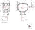 Gearbox (15HP, Ratio 1:1) - with key shaft