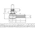 Tie rod end Kubota X, ST series right
