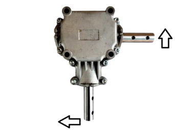 Gerbox (15HP, ratio 1:1, 25, shafts)