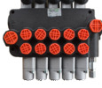 Hydraulic control valve 5 handles + floating position
