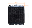 Radiator Kubota X-20