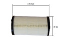 Air filter Iseki Sial, TF, TM series
