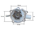 Water pump Z402 (Aixam 400)
