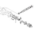 Front axle seal Kubota L3408, GL25, GL320