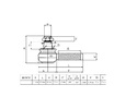 Tie rod end Kubota L series left