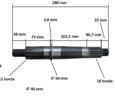 Output shaft for SZV-005