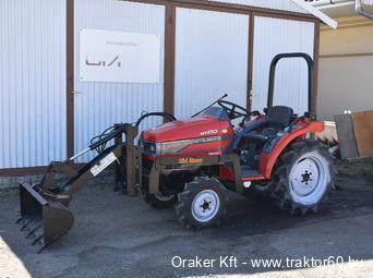 Mitsubishi MT170 homlokrakodóval-Lefoglalva – used Japanese compact tractor