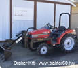 Mitsubishi MT170 homlokrakodóval-Lefoglalva – used Japanese compact tractor (image 1)