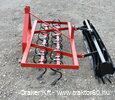Cultivator with spring hoes and clod breaker KOMBI-140
