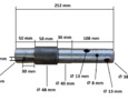 Output shaft for SZV-009