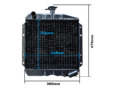 Radiator Mitsubishi MTE2000