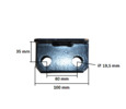 Top link bracket Mitsubishi D1500