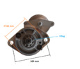 Starter Kubota D02/D03/V03 engine types (9 splines)