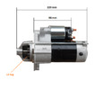 Starter Iseki TF, TH, TM series