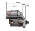 Starter Kubota D02 DI / D03 engines (9 splines)