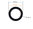 Rear crankshaft seal 80x68x10)