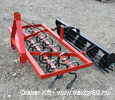 Cultivator with spring hoes and clod breaker KOMBI-140
