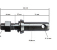 Lower link pin (28mm-Categorie 2)