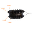 Fogaskerék első hajtás Yanmar YM1100, YM1300, YM1301 (18x18 borda)