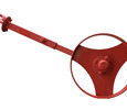 Wheel for 1L type plough