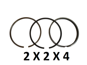 Piston ring set Kubota GL, KL, KT, L1, T series ⌀87,5mm (D1462, D1462-DI, D1703, D1703-DI, V2203, V2203-DI, V2403, V2403-DI engines)